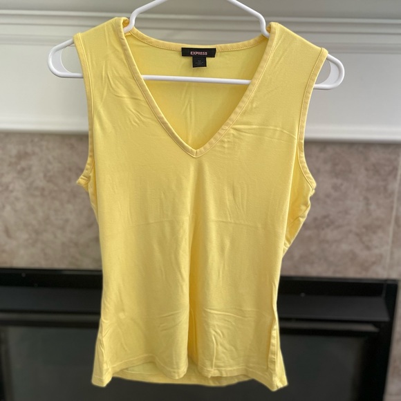 Vintage Y2K ☀️ Yellow Express Tank - Picture 1 of 3
